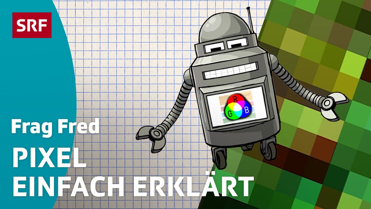 Frag Fred: Was sind Pixel? | Kindervideos | SRF Kids