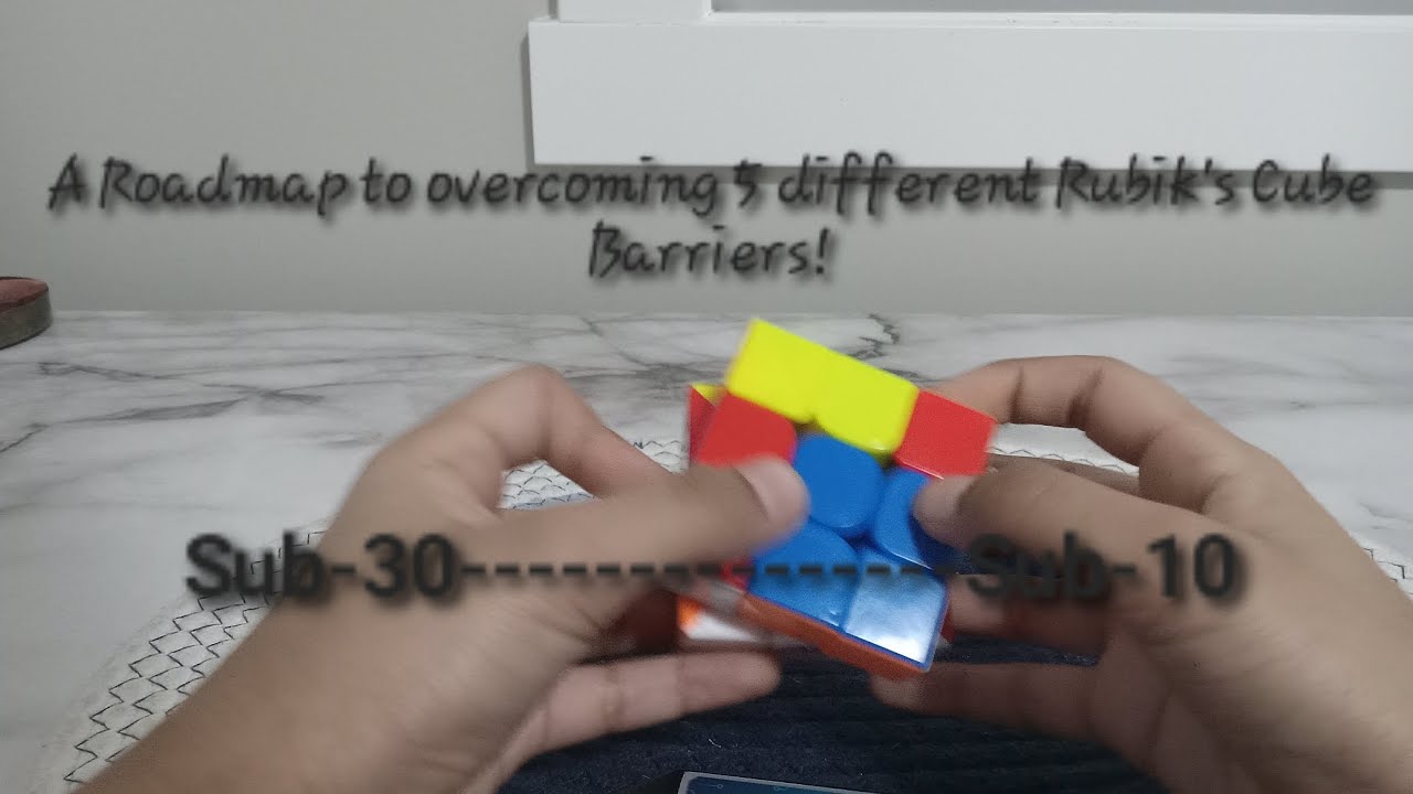 The Roadmap to getting from Sub-30-Sub-10 on 3x3! 