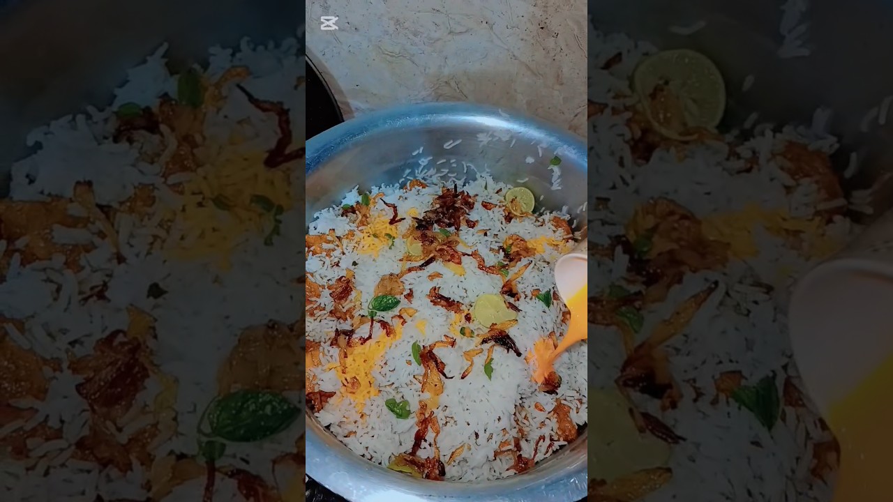 biryani ki khusbu arhi hai...😋 