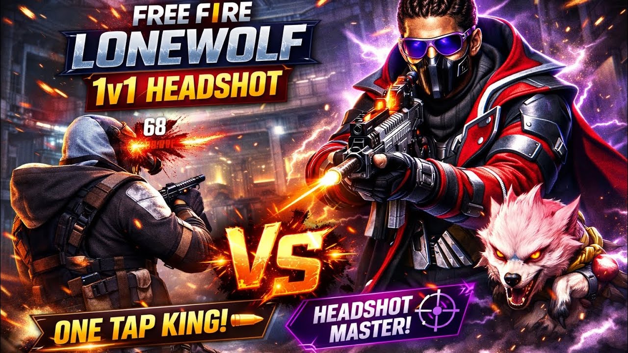 Pure Headshots Only! 🔫 | Free Fire Lone Wolf Domination#gamingshort #viralvideo #fullgameplay 