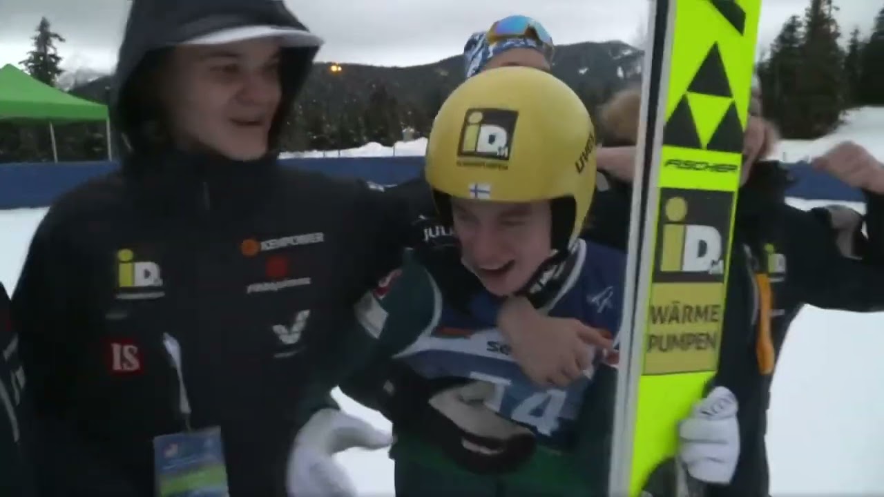 Vilho Palosaari Nuorten MM-Kultaa! - JWSC 2023 Whistler (98m & 95m)