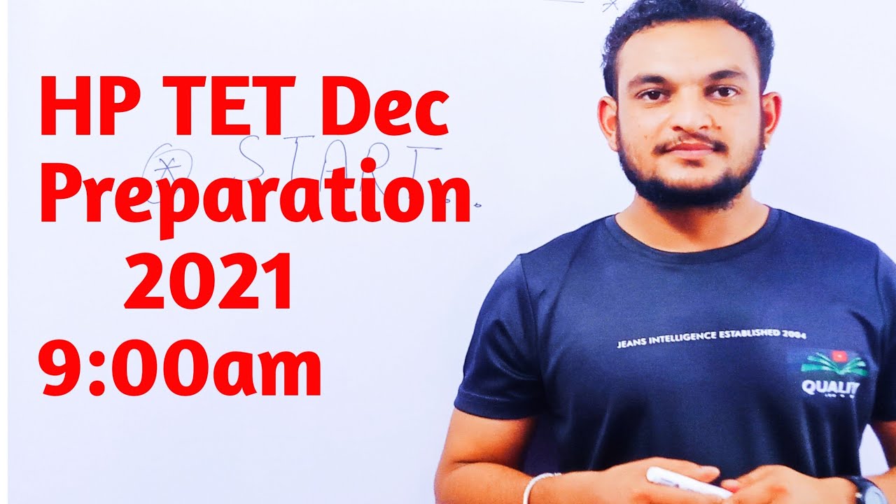 HP TET Preparation Dec 2021 | Selected Topics | HP TET TGT JBT Strategy 2021