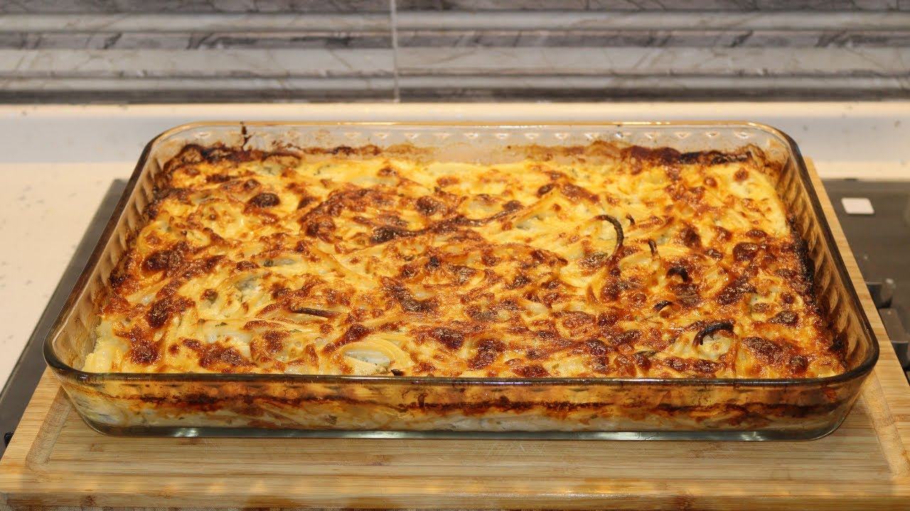 Fırın Makarna  - Beşamelli değil, Un yok. Değişik Bir Lezzet