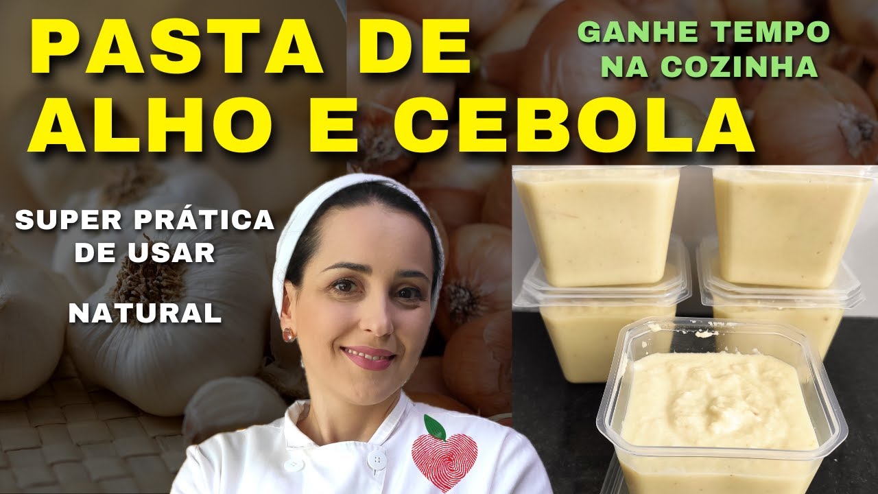 Como fazer pasta de alho e cebola? [Natural e Super Prática]