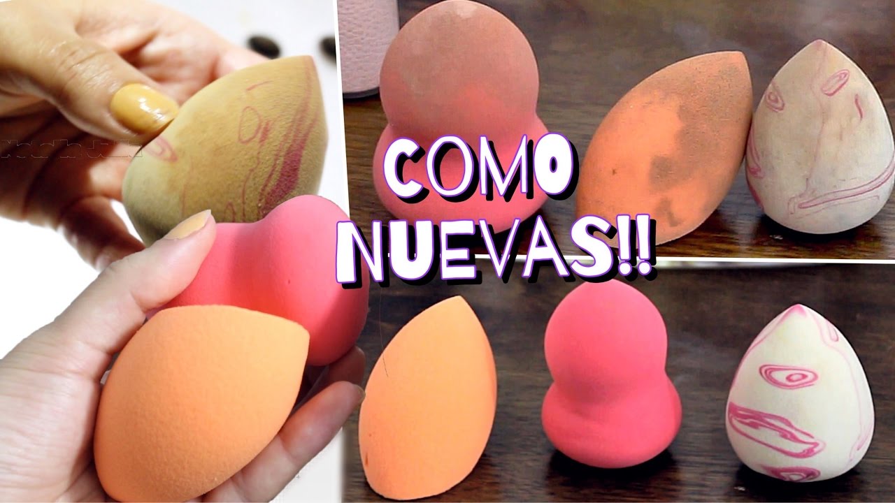CÓMO LAVAR tus ESPONJAS DE MAQUILLAJE Y BEAUTY BLENDERS 🥰| Esponjas COMO NUEVAS! | Natalia Julia