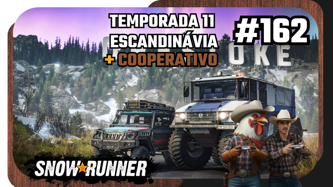SNOWRUNNER - TEMPORADA 11 - ESCANDINÁVIA #162 + COOPERATIVO - PS5