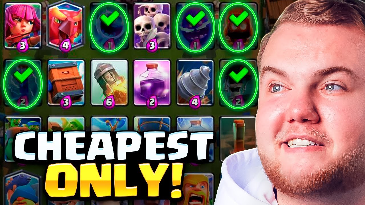 MEGA DRAFT BUT I PICK THE LOWEST ELIXIR EVERY TIME