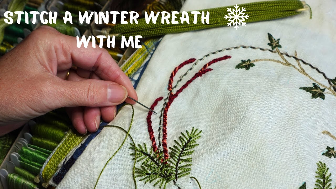 Stitch Your Own Beautiful Winter Wreath