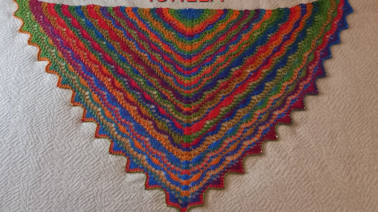 Sal crosetat /Batic #handmade-  Partea  I /Pas cu pas