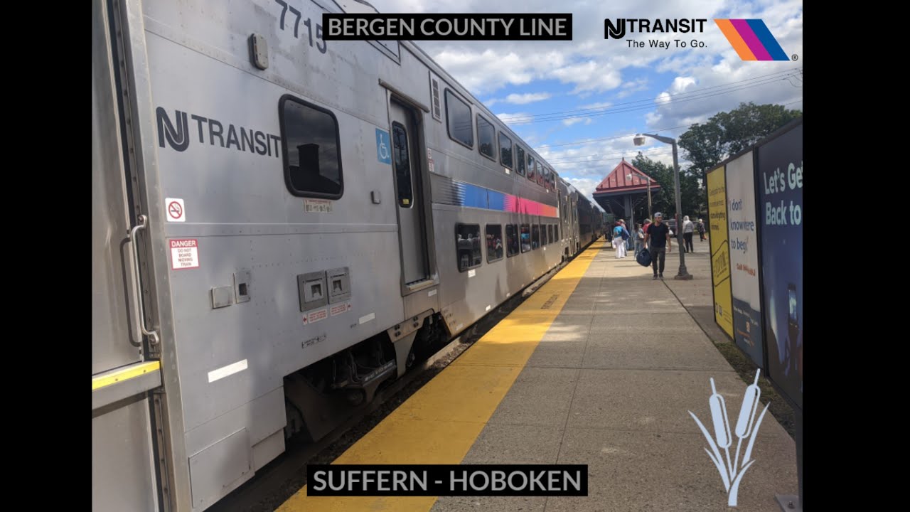 On Board New Jersey Transit: Bergen County line train #1178 (Suffern - Hoboken Terminal) (9/3/2021)
