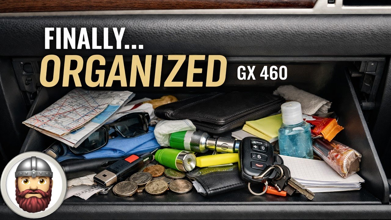 Finally… Organized | GX 460 Glove Box Divider Install