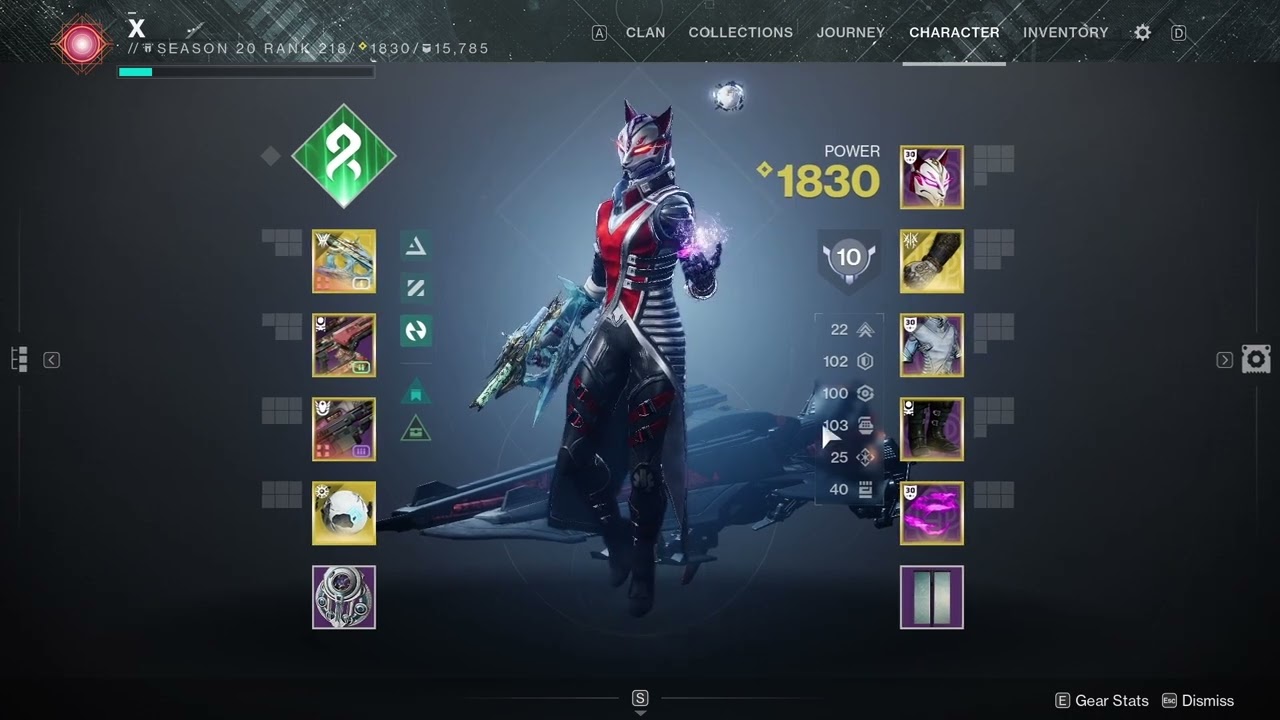 Destiny 2 CZ - Warlock Striga build