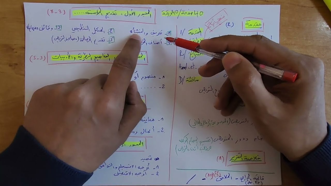 [3] : كيفية تحرير تقرير التربص وفق طريقة IMRAD.