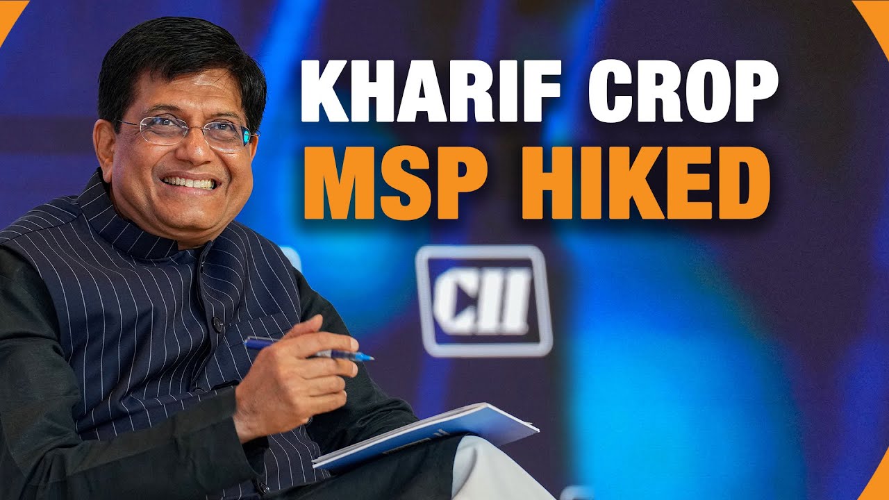 Govt Hikes MSP For Kharif Crops | Cabinet Briefing On MSP | Piyush Goyal | News9