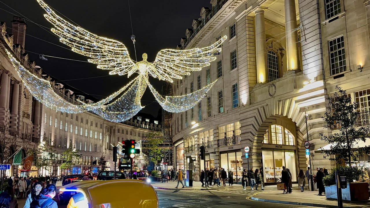 London Best Christmas Lights and Shops Displays 2025 | London’s Walking Tour [4K HDR]