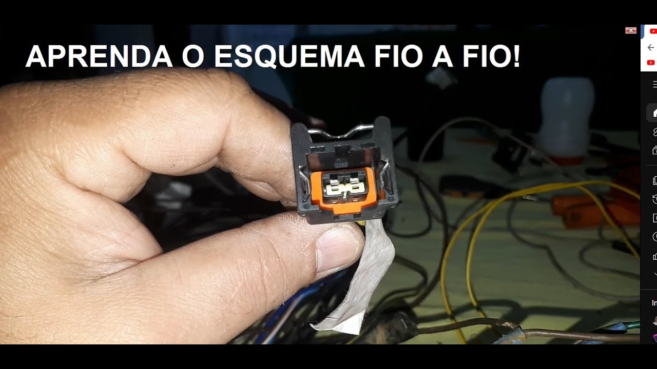 Esquema elétrico/ pinagem do módulo de injeção vw IAW 1AVP