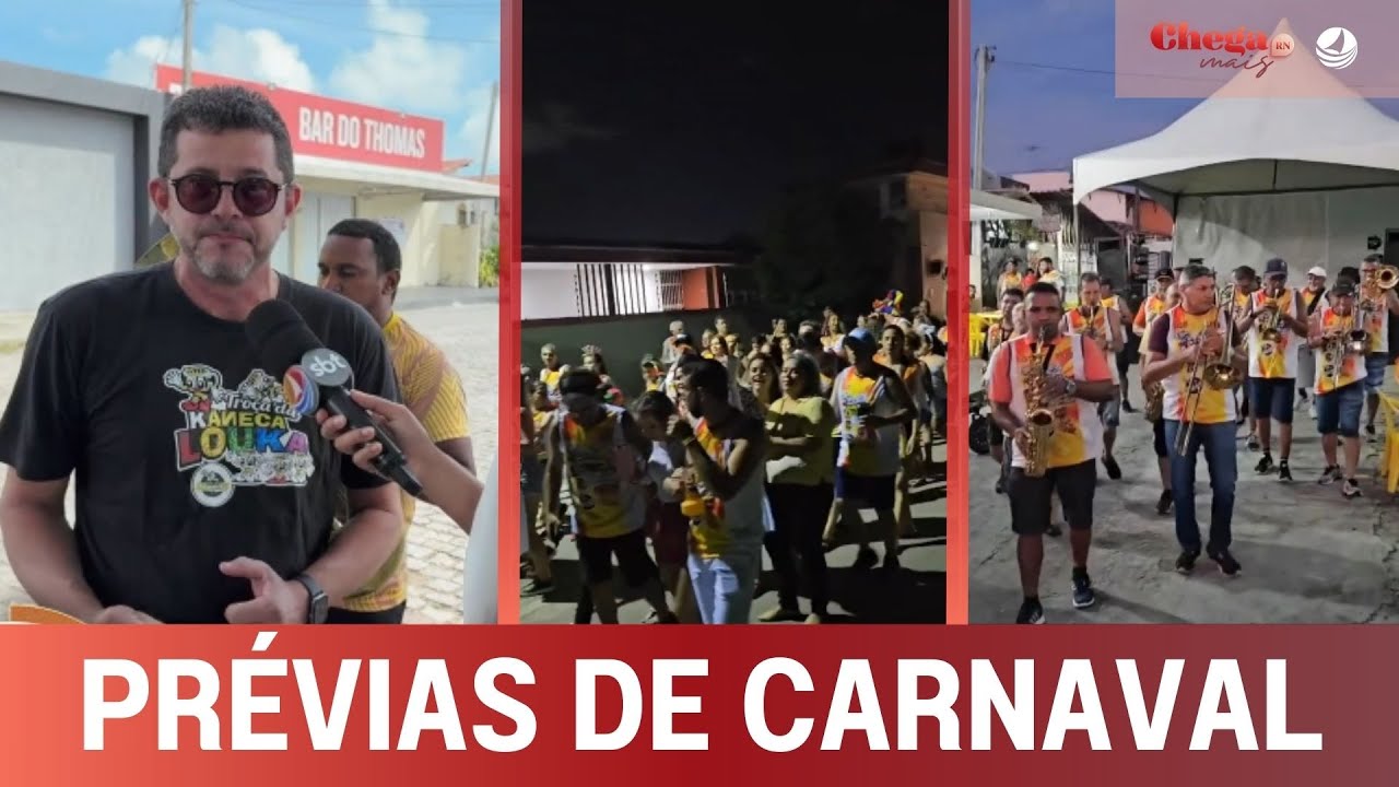 As prévias de carnaval já começam a agitar a cidade