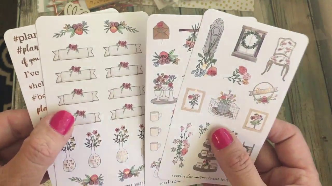 Planner Society August 2018 unboxing