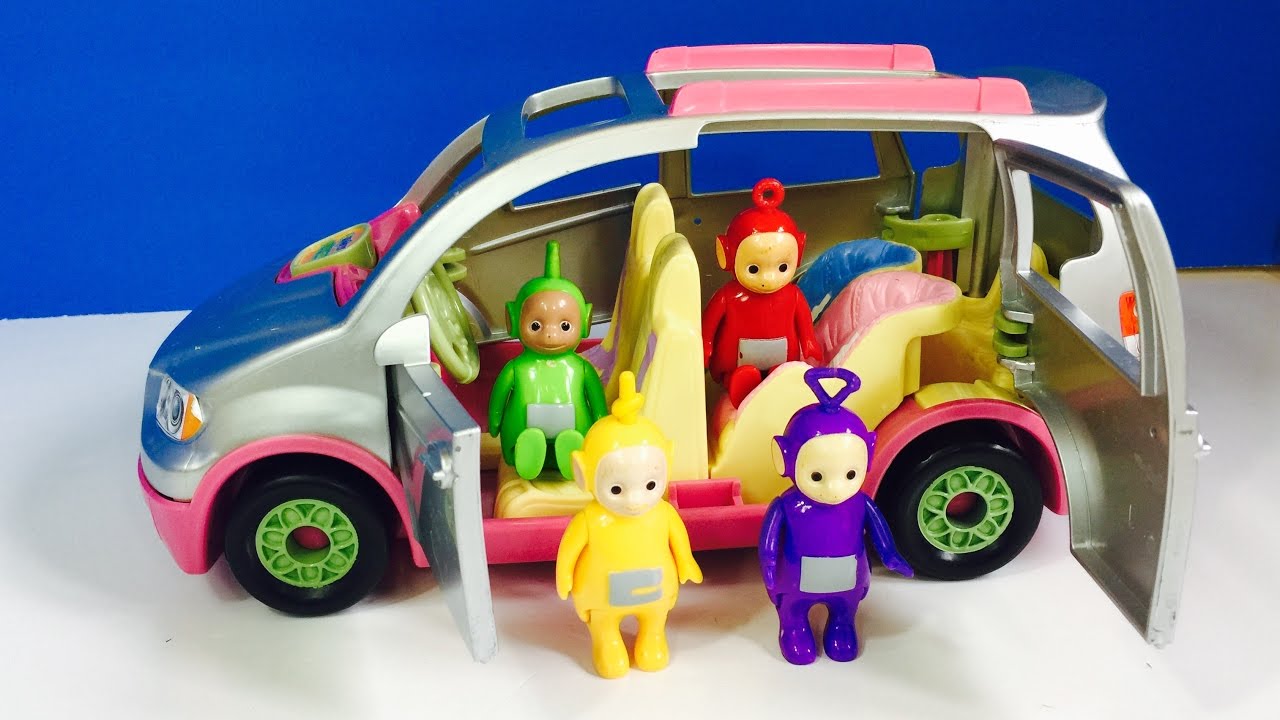 новая игрушечная машинка с музыкальным стерео и телепузиками