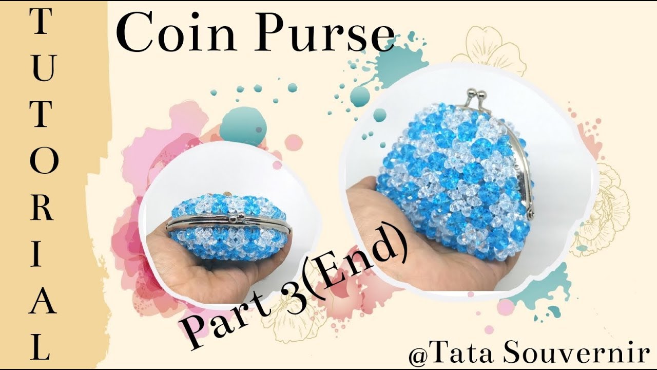 How to Bead Coin Purse Part 3(End)/Tutorial Dompet Koin/DIY/Beading Craft