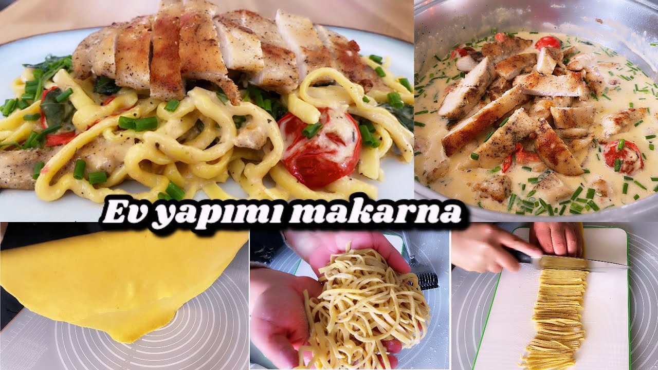 EV YAPIMI🍝MAKARNA/HAMURUNDAN SOSUNA KADAR BU LEZZET RESTORANDA BİLE YOK🍝