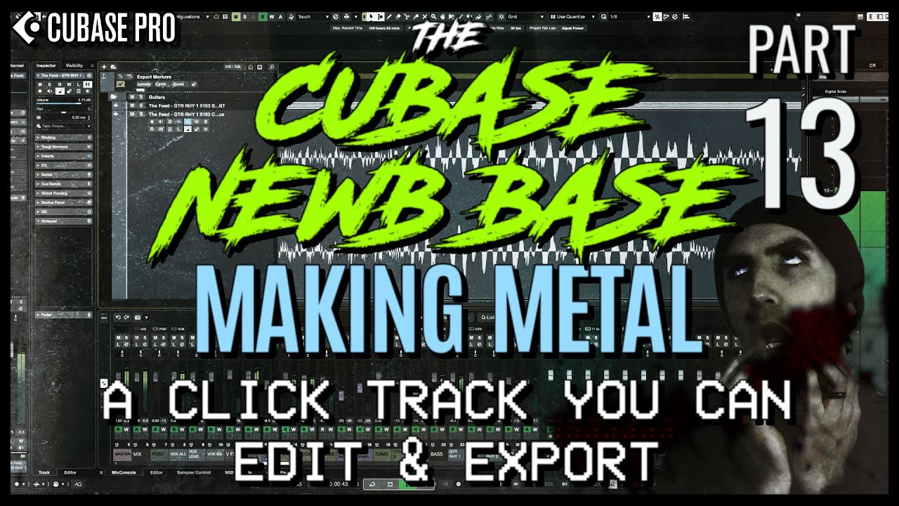 Cubase - How to Create a Click Track You Can Export