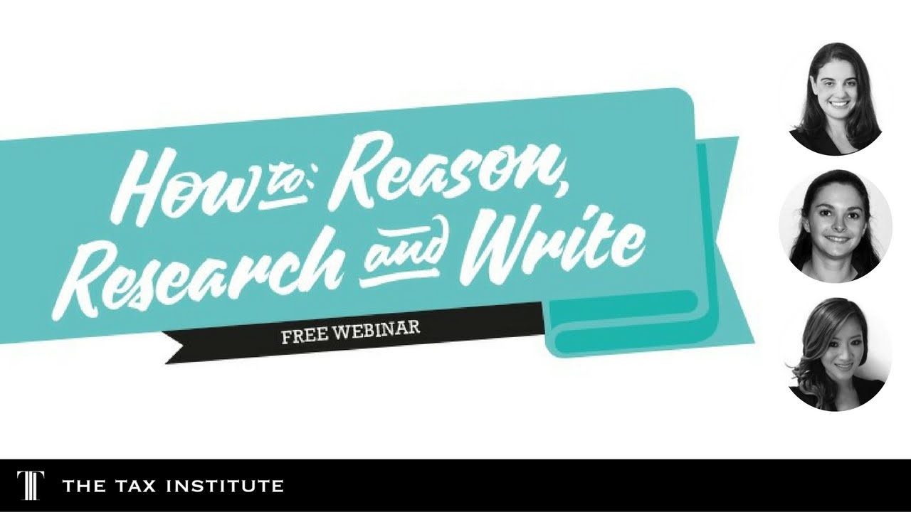 Tax Skills: How to Reason, Research and Write