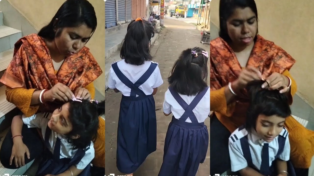 এই সৌন্দর চুলগুলো নেরুব্যাল করে দেওয়ার জন্য মায়ের কত ছোলা কলা