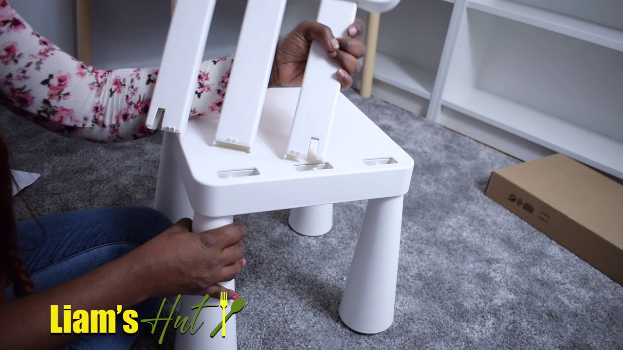 IKEA HACKS- How To Assemble Ikea  MAMMUT Chair For Kids