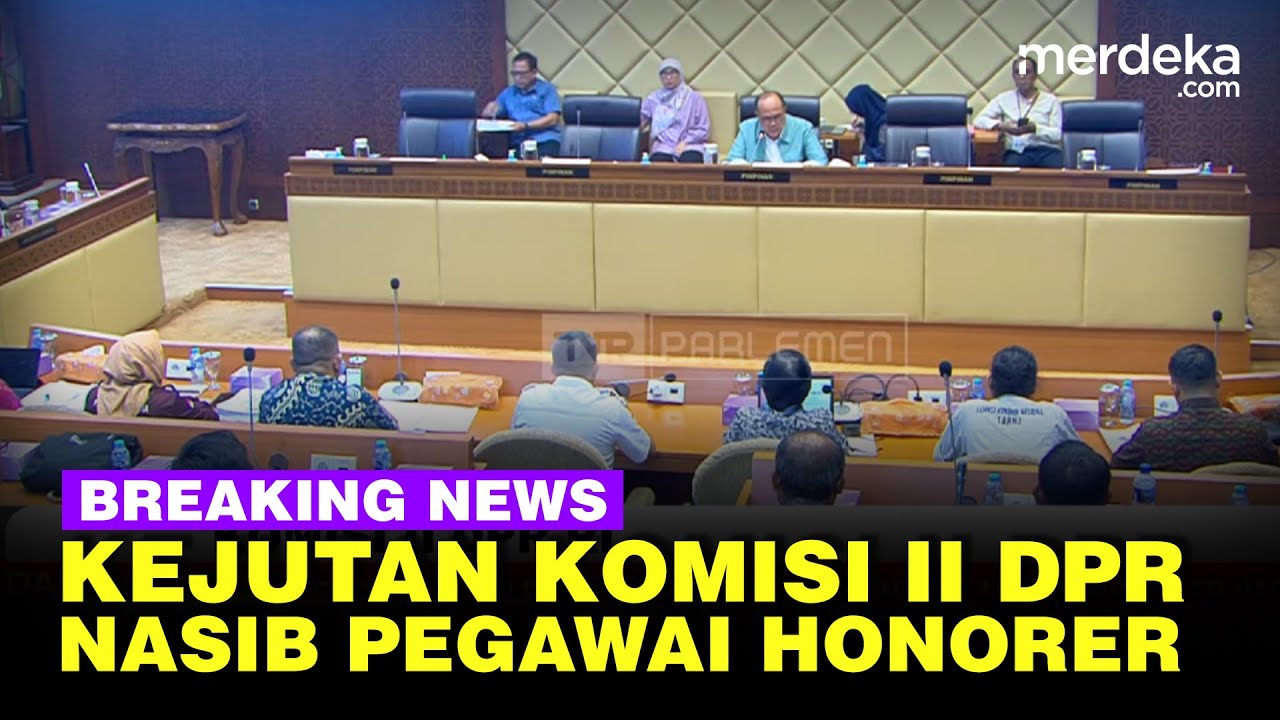 🔴 LIVE - Kejutan! Rapat Komisi II Bahas Masa Depan Pegawai Honorer Pemerintah
