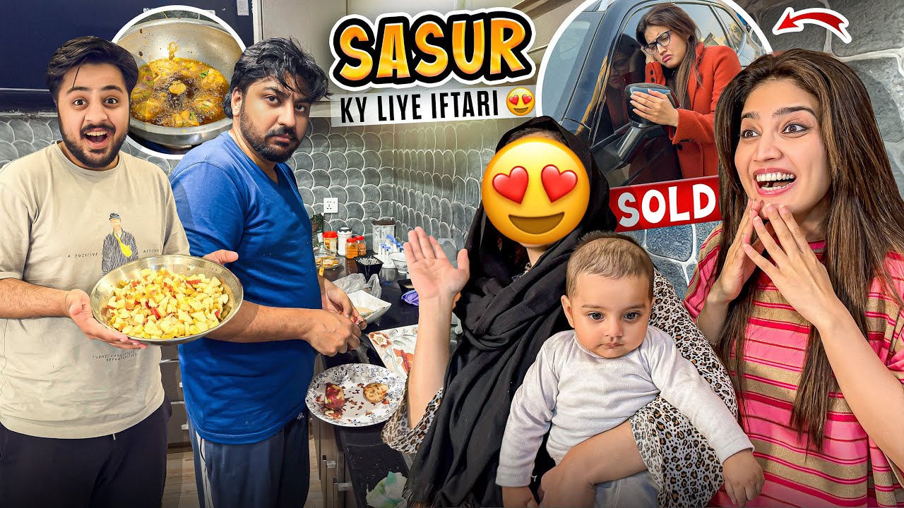 BHAI NY APNY SASUR K LEA IFTARI BANAI 😂 | Areeb Ny Gari Sale Ker De 😭 | Eid Shoot Ki Tayari 😍