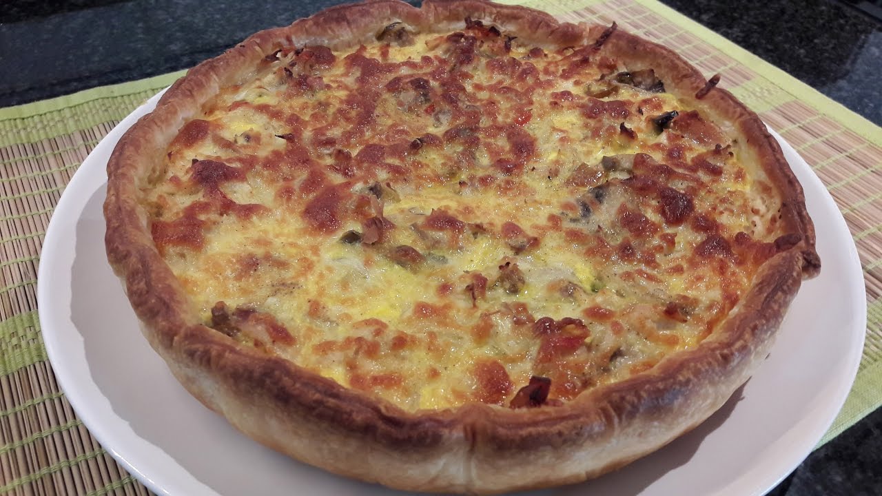Quiche de Frango | Rápida e Saborosa!