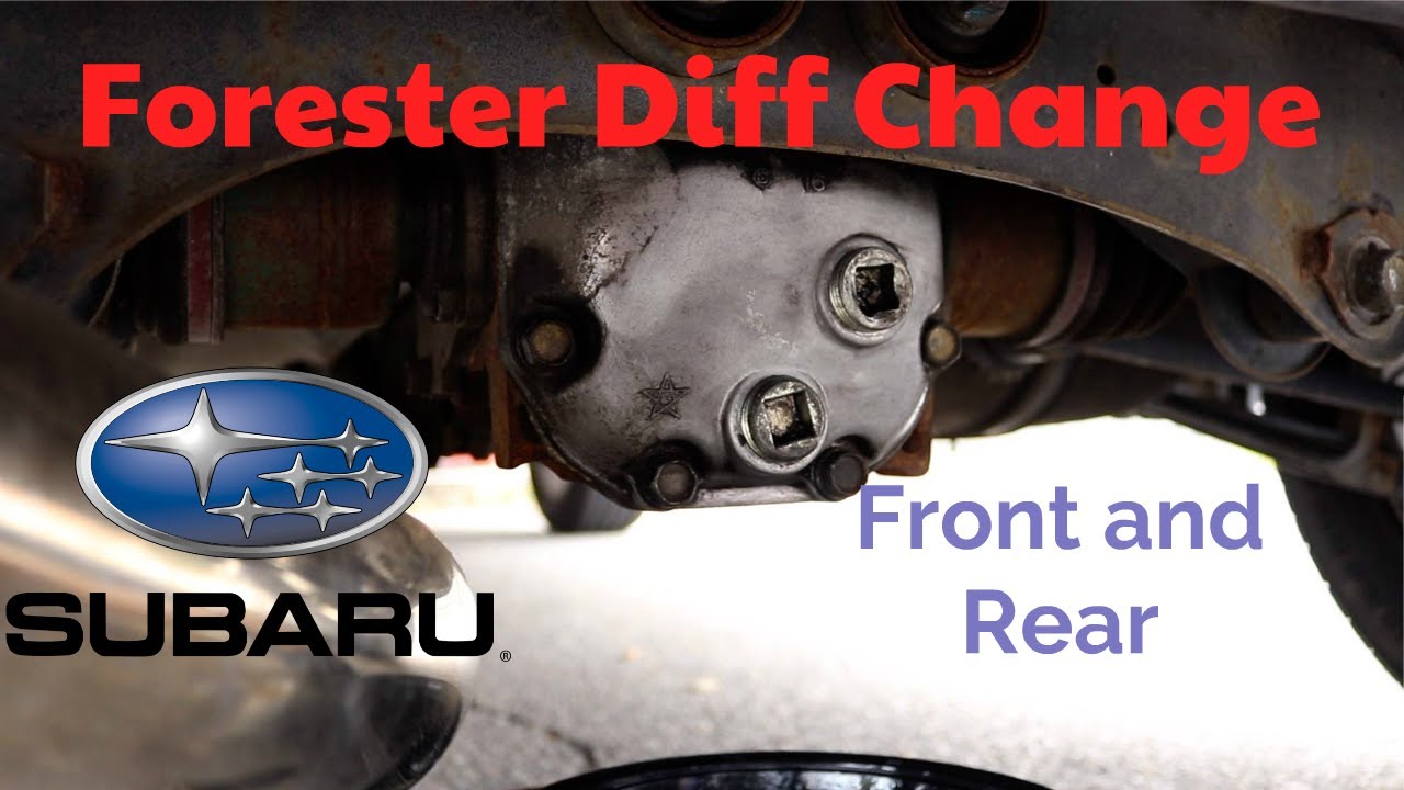 Замена дифференциала Subaru Forester XT 2005 года
