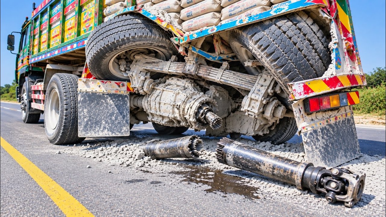  Roadside Truck Breakdown 🔥&ndash; Full Repair in Action
