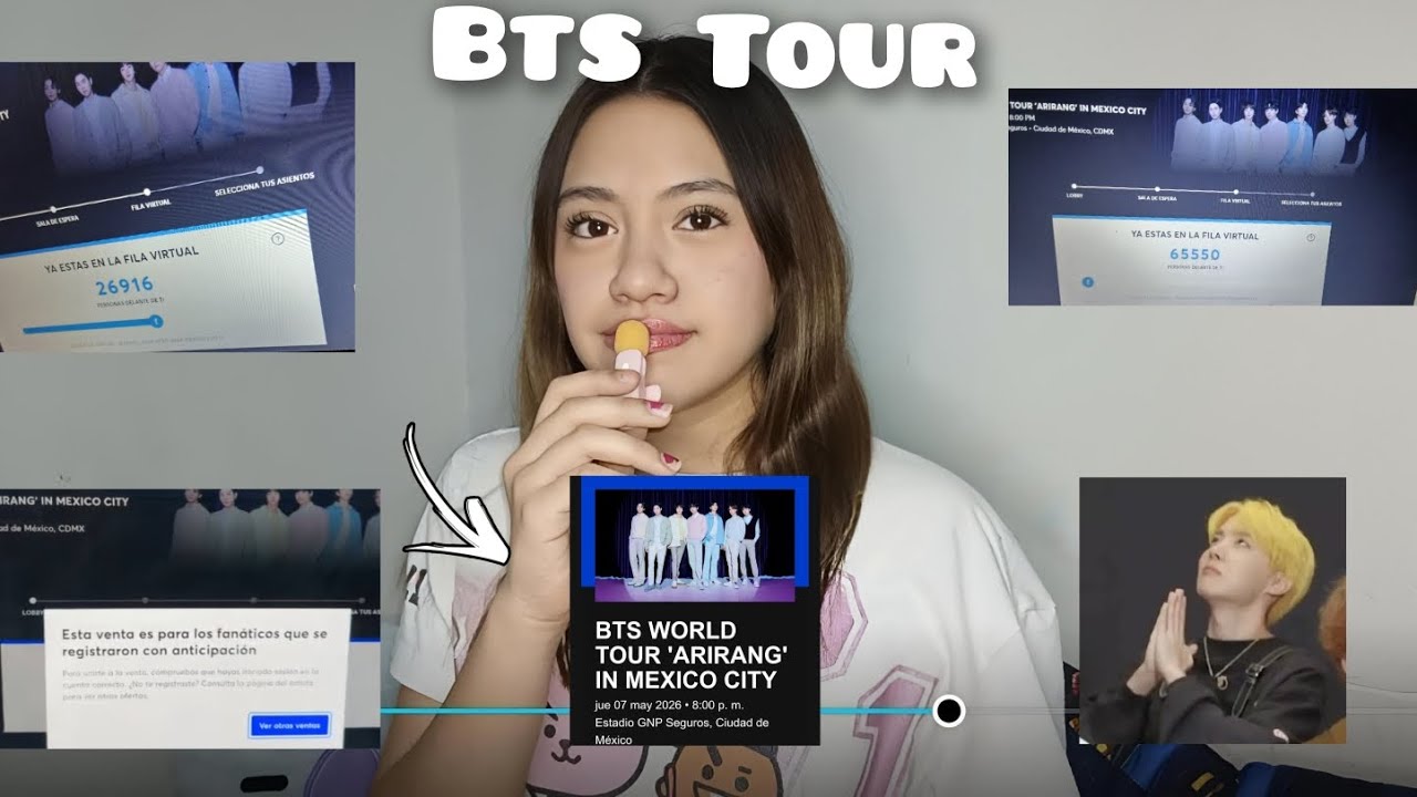 Como consegui boletos para BTS.Número 65550 en la fila😰