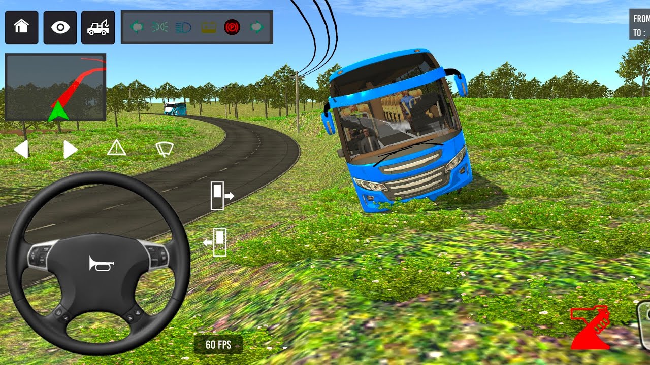 Euro Bus Driving Game Public Transportation 2024 🔥🫣Indonesia Bus Simulator Android Gameplay #13
