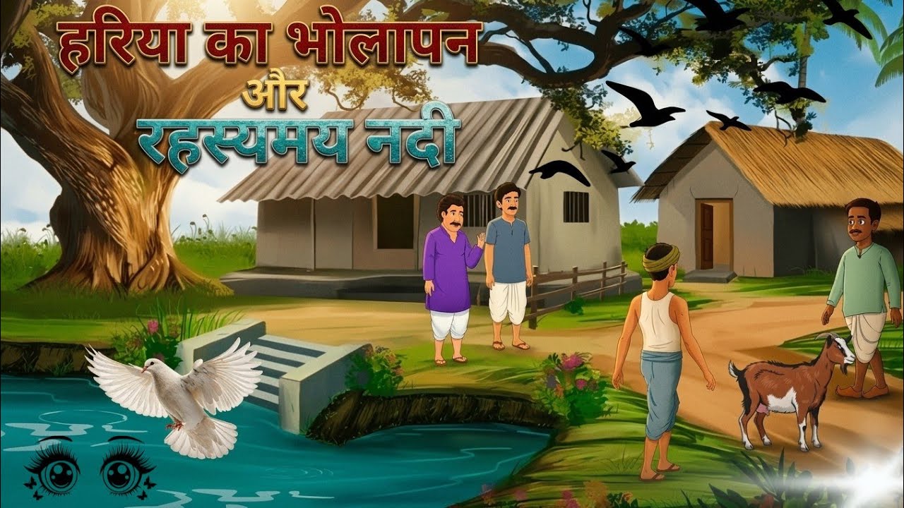 हरिया का भोलापन और रहस्यमय नदी। Hariya ka bolapan our rahasyamai nadi। DOORA TOONS ।