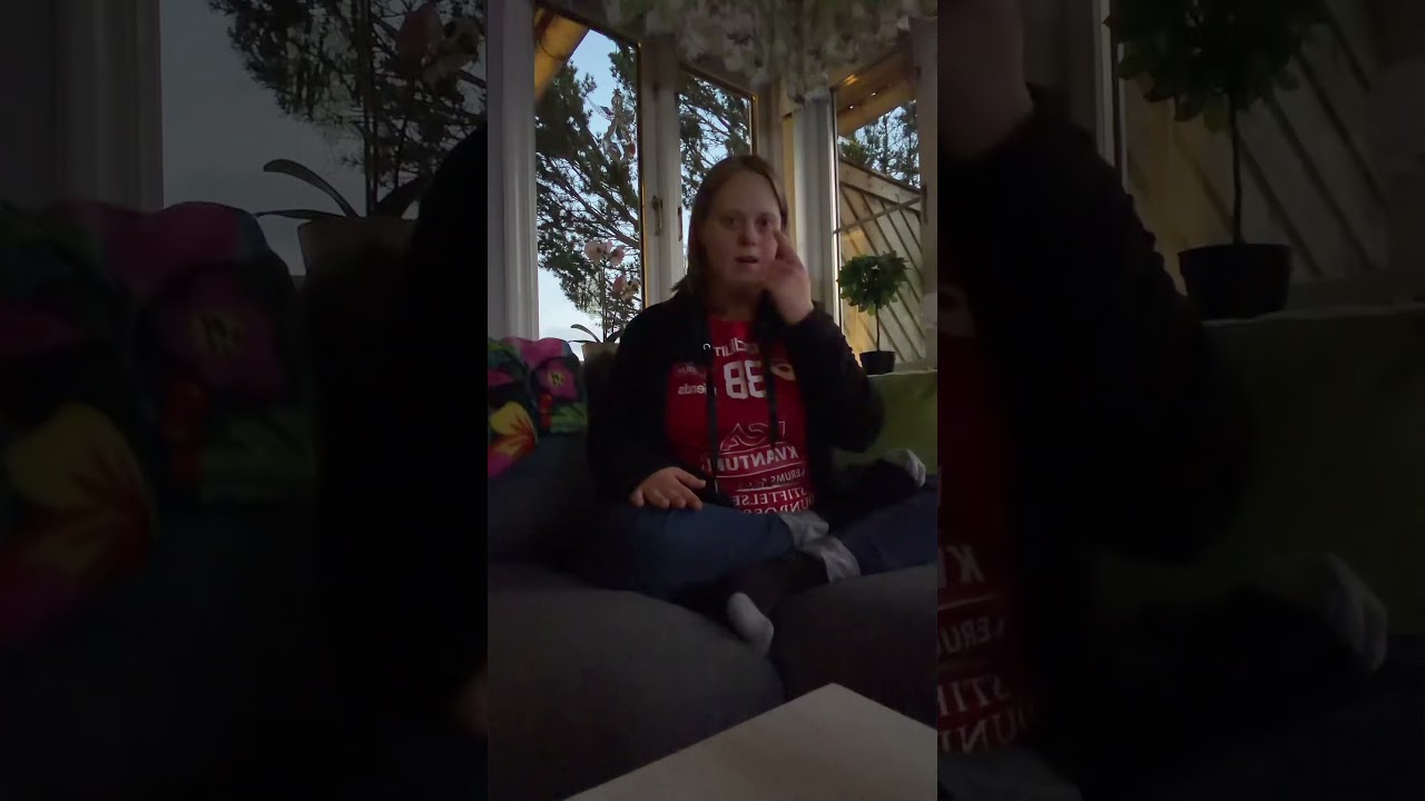 Här kommer en video ifrån min tik tok