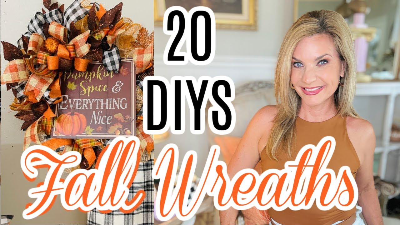 🍁WOW!!! 20 DIY FALL WREATHS GARLAND TREES + BOWS 🍁