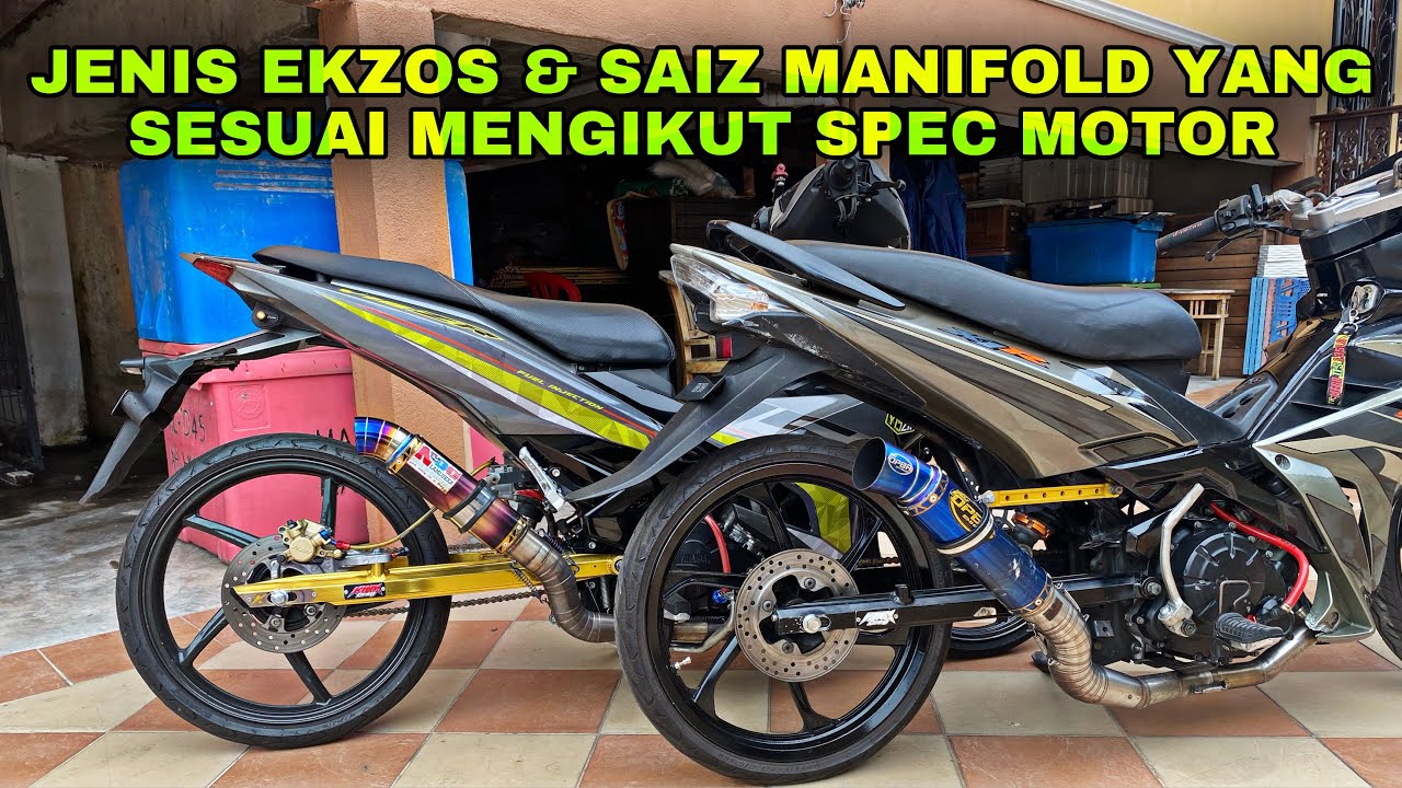 JENIS EKZOS & SAIZ MANIFOLD YANG SESUAI MENGIKUT SPEC MOTOR