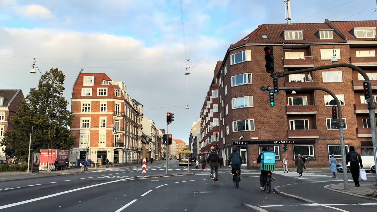 Driving In And Around Aarhus, Denmark, On A Late Afternoon In October🇩🇰