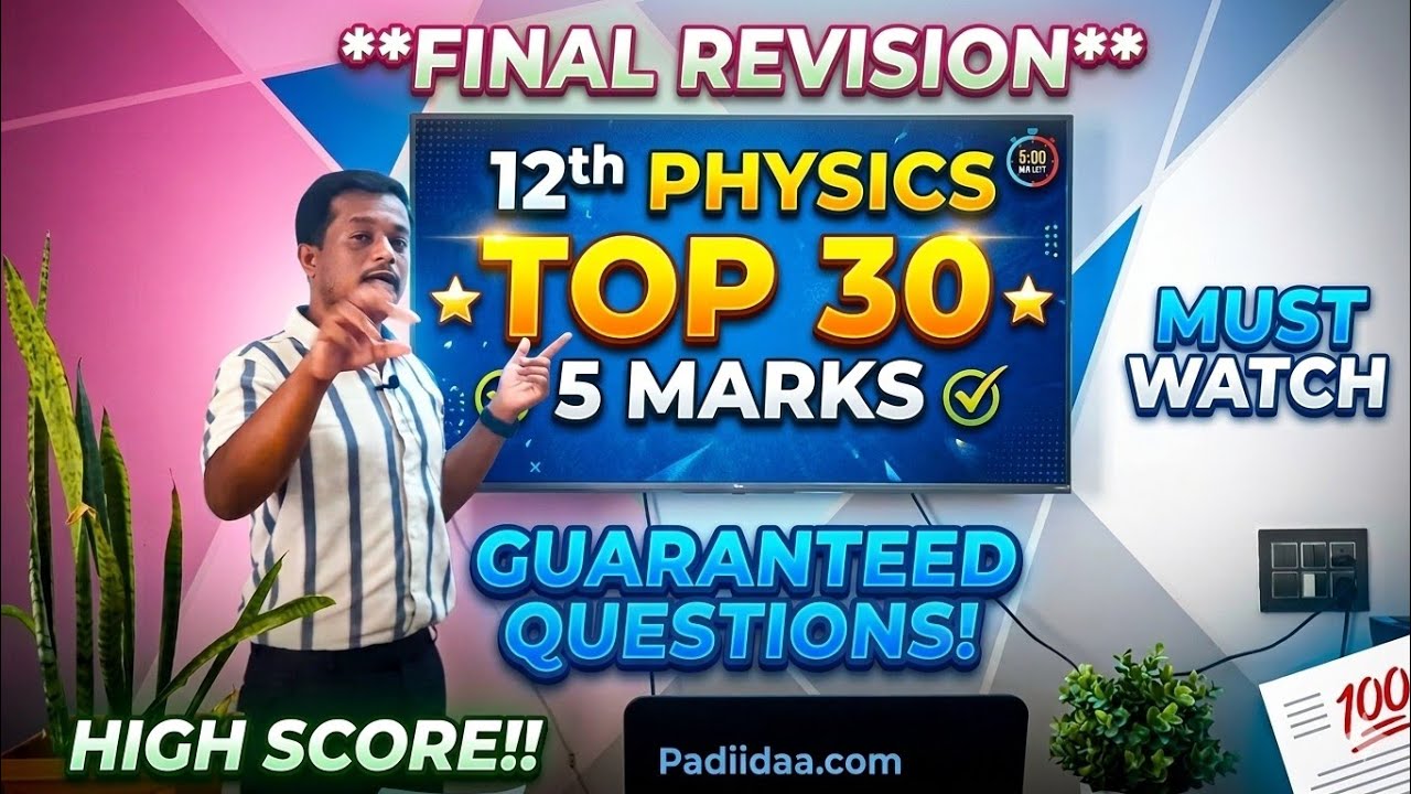 12Th Physics Top 30 Most Repeated 5 Marks Questions 