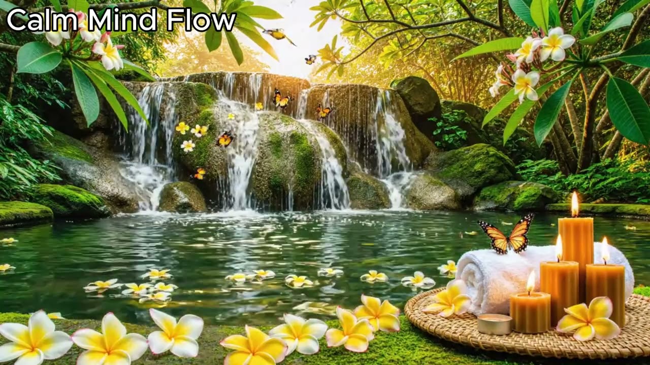 Gentle Flowing Water 🌊 Meditation, Sleep Aid & Deep Focus Sounds | Calm Mind Flow