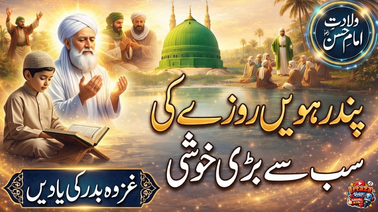 15 Ramzan Ki Karamat | Wiladat e Imam Hassan (RA) | Ghazwa e Badr Ka Tareekhi Waqia | Ramzan 2026