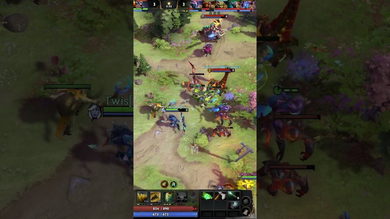 One Shot 😮 Sand King #dota2 #dota2highlights
