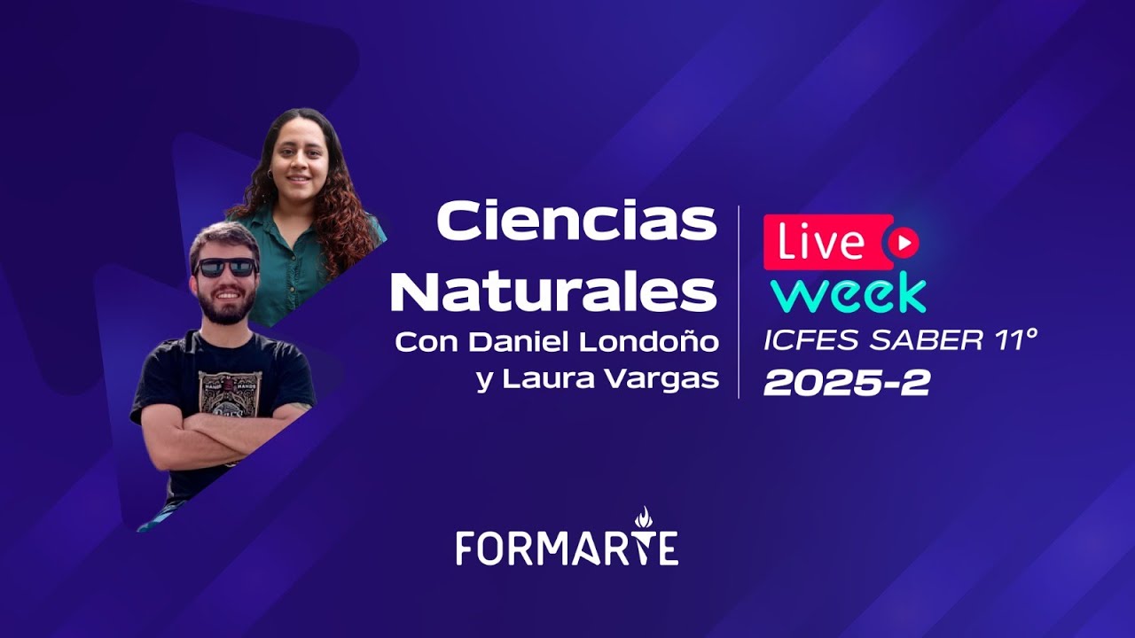 Saca 100/100 en ciencias naturales en el ICFES con los profes Daniel Londoño y Laura Vargas