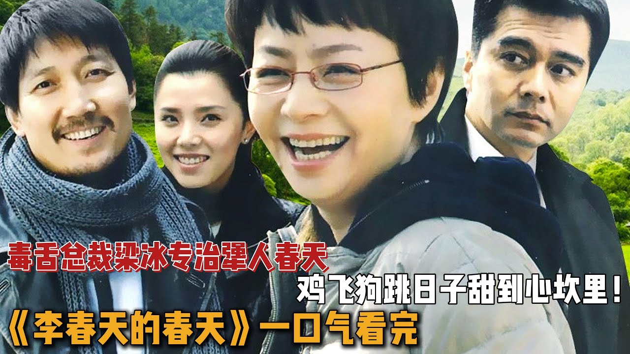 毒舌总裁梁冰专治犟人春天，鸡飞狗跳日子甜到心坎里！一口气看完《李春涛天的春天》全集