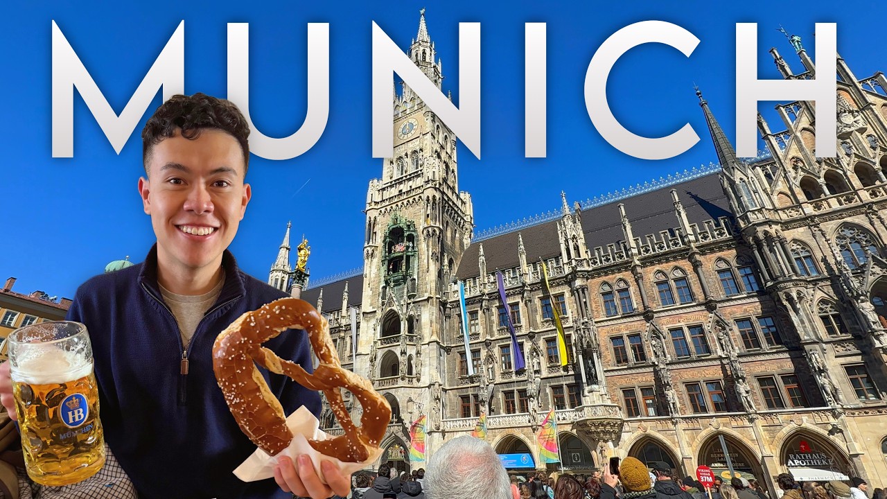 Один день, чтобы исследовать Мюнхен, Германия!! 🇩🇪 (Видеоблог бортпроводницы ВВС США)