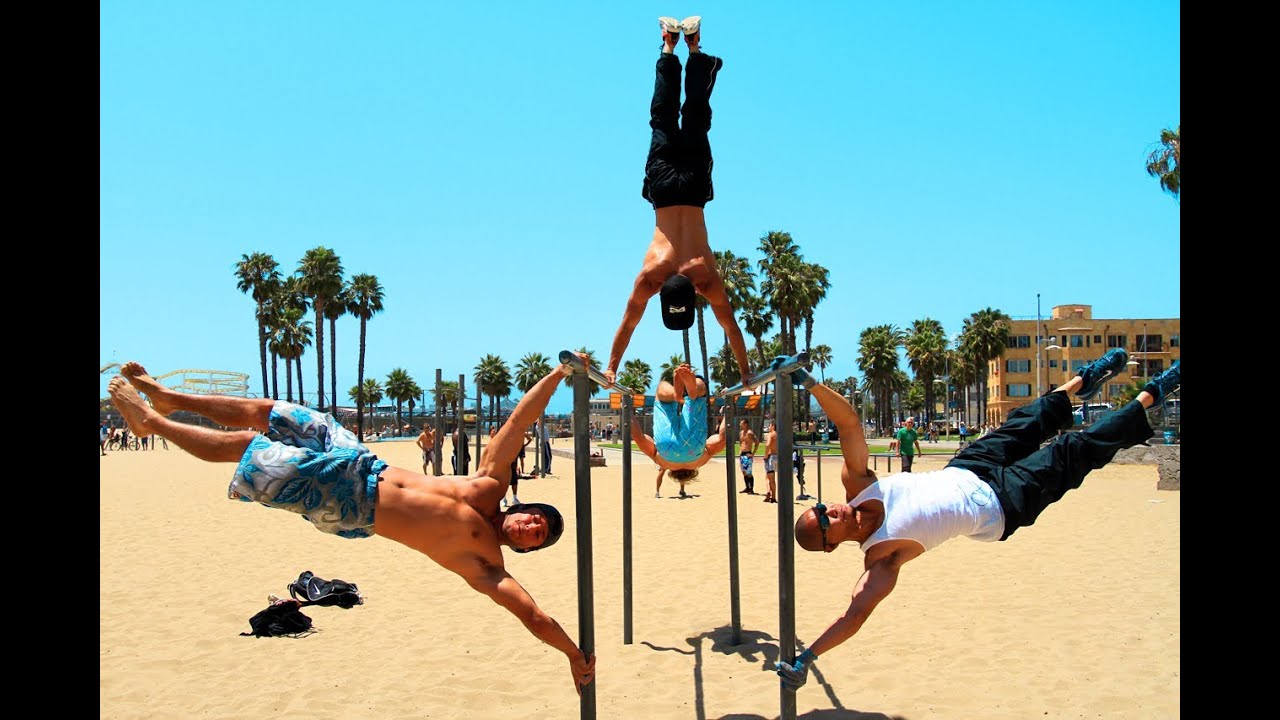 Strength Project and Barholics- Calisthenics Bodyweight Training at Santa Monica Muscle beach