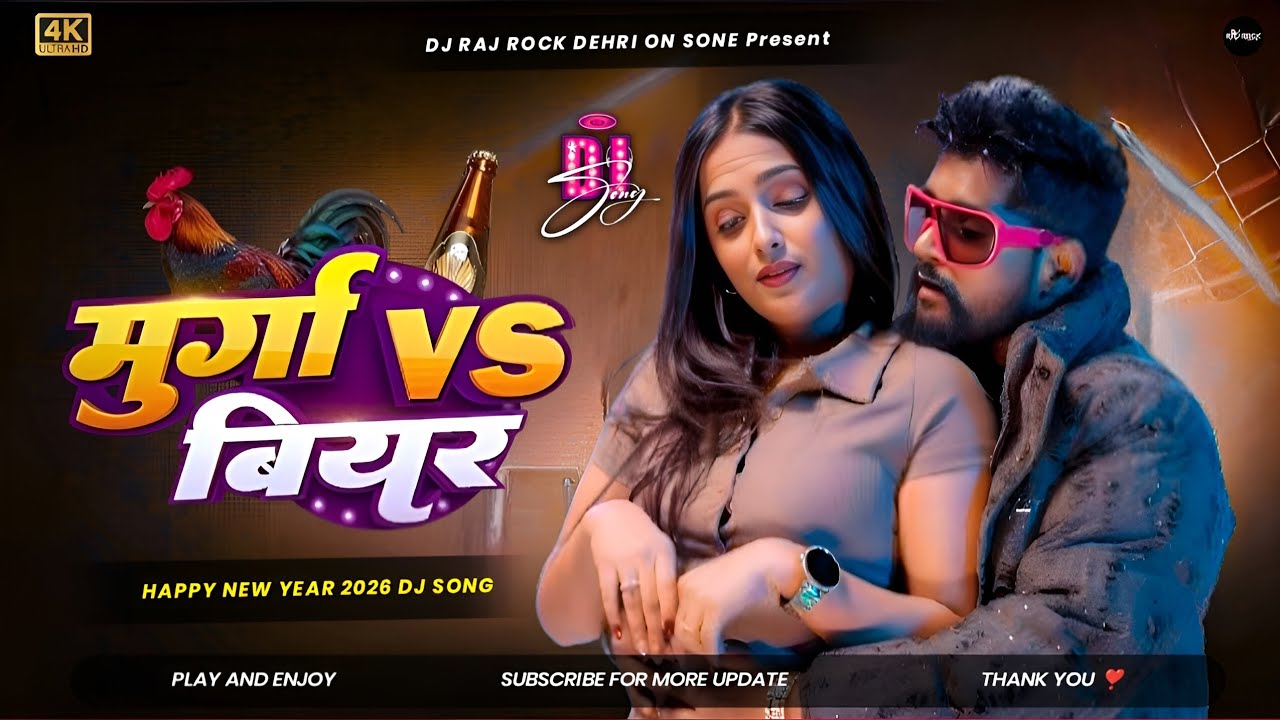 #Dj Raj Rock | मुर्गा V/S बियर | #Tuntun Yadav New Dj Song |Murga V/S Beer #Happy New Year 2026